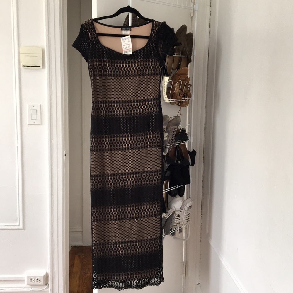New black long dress. Medium